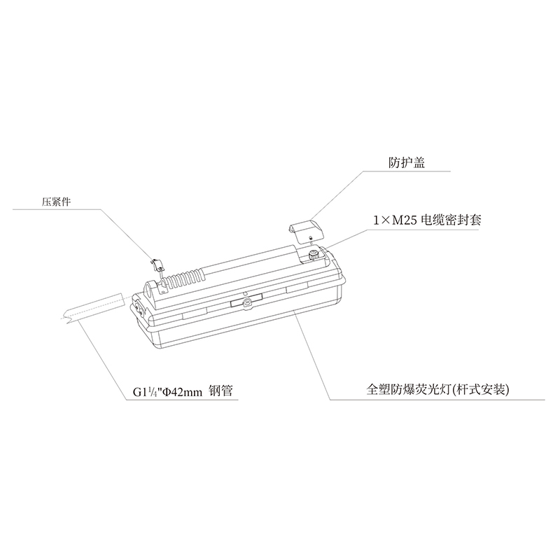 CZ0865-66全塑防爆荧光灯