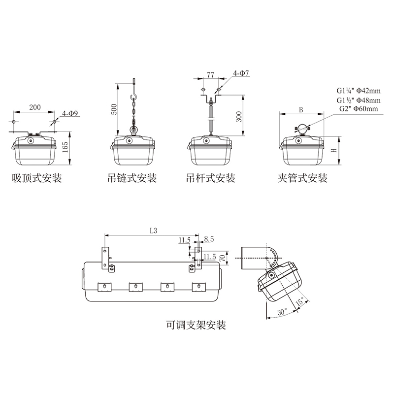 CZ0865-66全塑防爆荧光灯