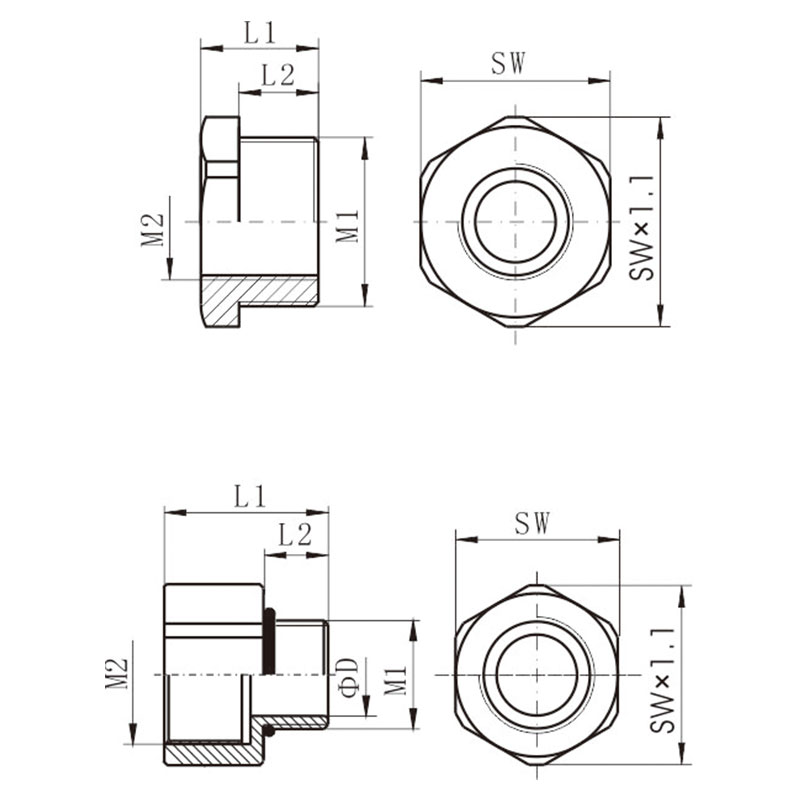 CZ1725-4A变径件 